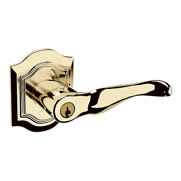Baldwin Estate 5237 Keyed Bethpage Lever with Bethpage Rose