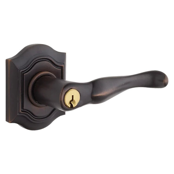 Baldwin Estate 5237 Keyed Bethpage Lever with Bethpage Rose