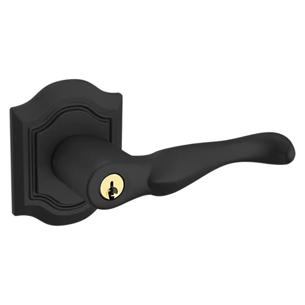 Baldwin Estate 5237 Keyed Bethpage Lever with Bethpage Rose