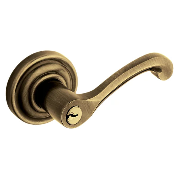 Baldwin Estate 5245 Keyed Classic Lever with Classic Rose