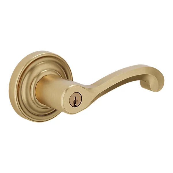 Baldwin Estate 5245 Keyed Classic Lever with Classic Rose