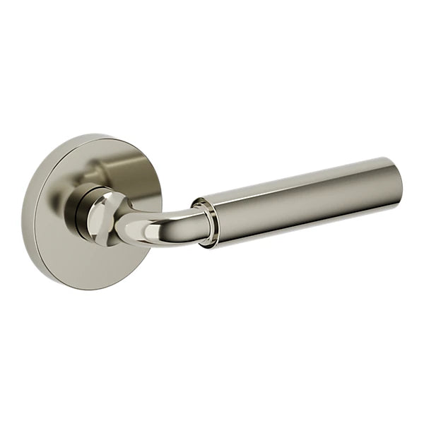 Baldwin Estate L031 Curved Gramercy Lever with 5046 Rose
