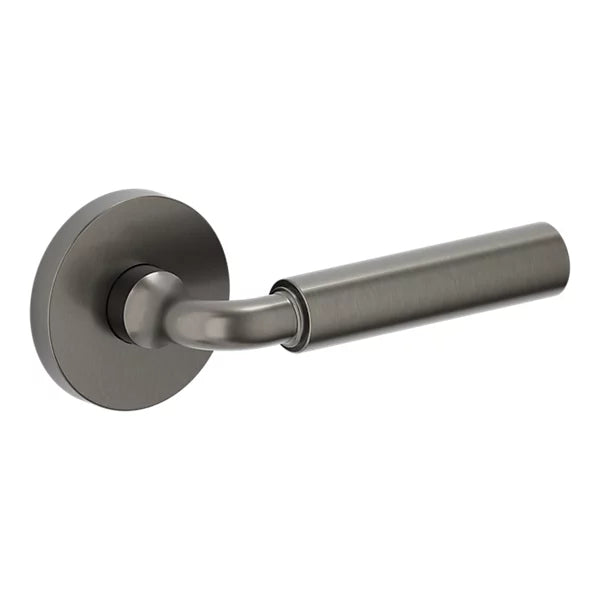 Baldwin Estate L031 Curved Gramercy Lever with 5046 Rose