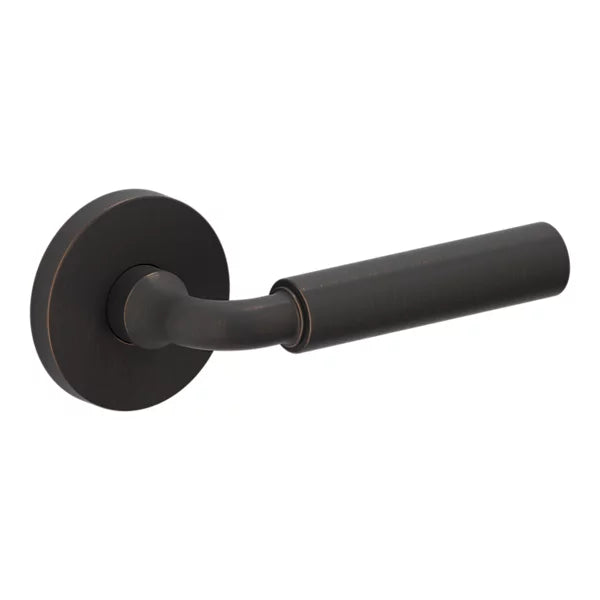 Baldwin Estate L031 Curved Gramercy Lever with 5046 Rose