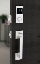 INOX ISTH-HUK Three-Piece Smart Tubular Handleset for Swing Doors
