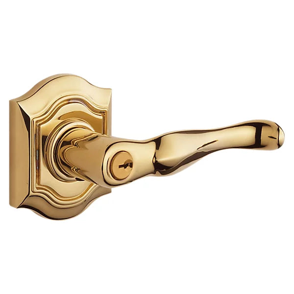 Baldwin Estate 5237 Keyed Bethpage Lever with Bethpage Rose