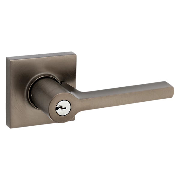 Baldwin Estate 5285 Keyed Square Lever with Square Rose