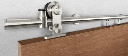 W60 Hardware with Cushion Stop for Sliding Wood Doors